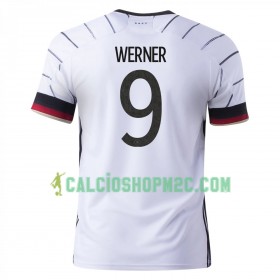 Germania TIMO WERNER 9 Maglia Prima Euro 2020 Manica Corta